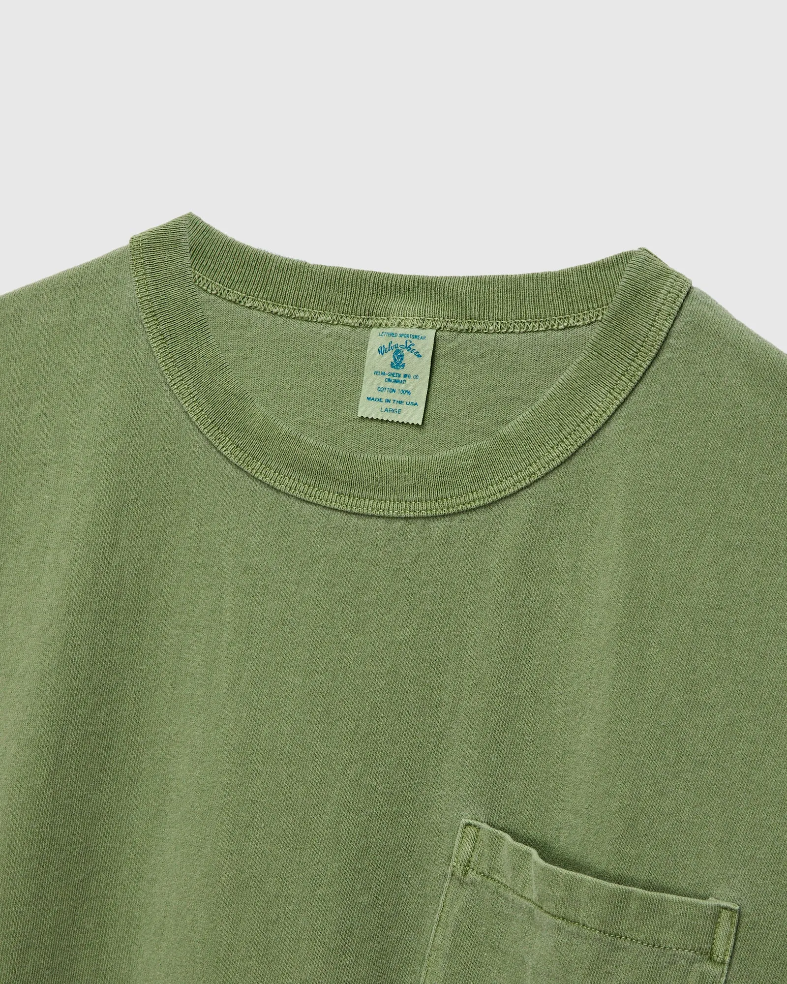 Pigment Dyed Pocket Tee in Spruce