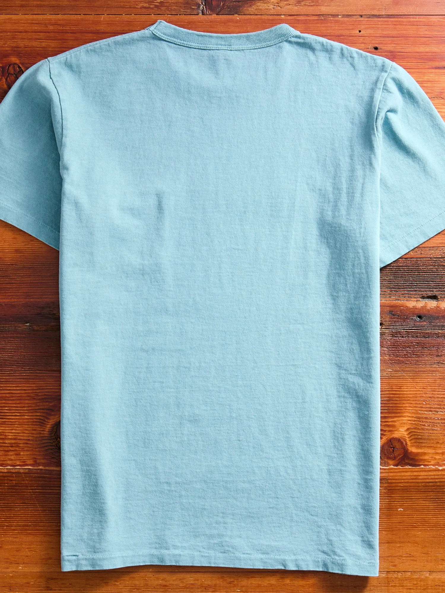 Pigment Dyed Pocket Tee in Stormy Sea
