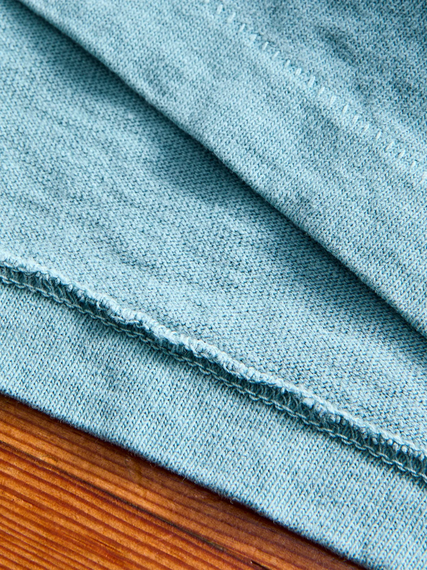 Pigment Dyed Pocket Tee in Stormy Sea