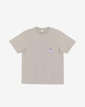 Pinga Pocket Tee - Cement