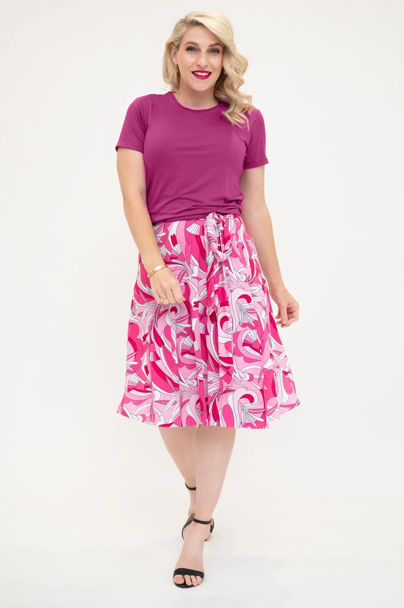 Pink Delight - Wrap Skirt