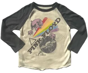 PINK FLOYD RAGLAN TEE BLACK
