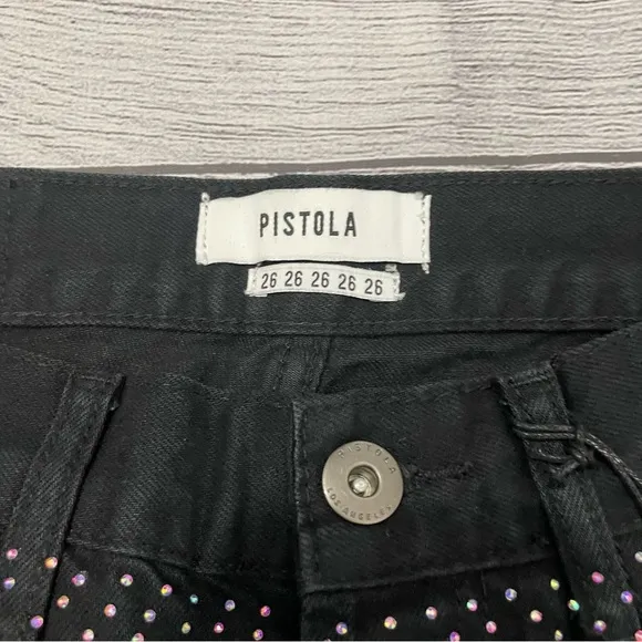 Pistola - NWT Nico Rhinestone Mom Jeans