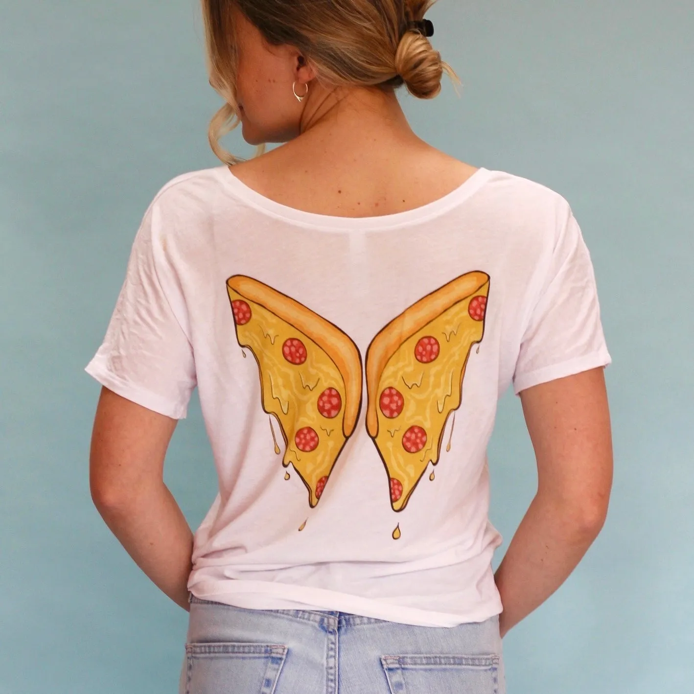 Pizza Wings Slouchy T-Shirt