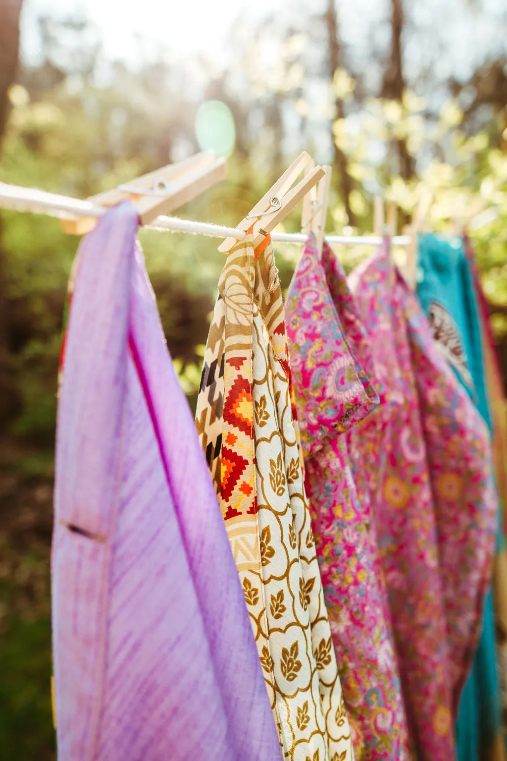 Plus/Maxi Length Up-Cycled Reversible Sari Wrap Skirt #73