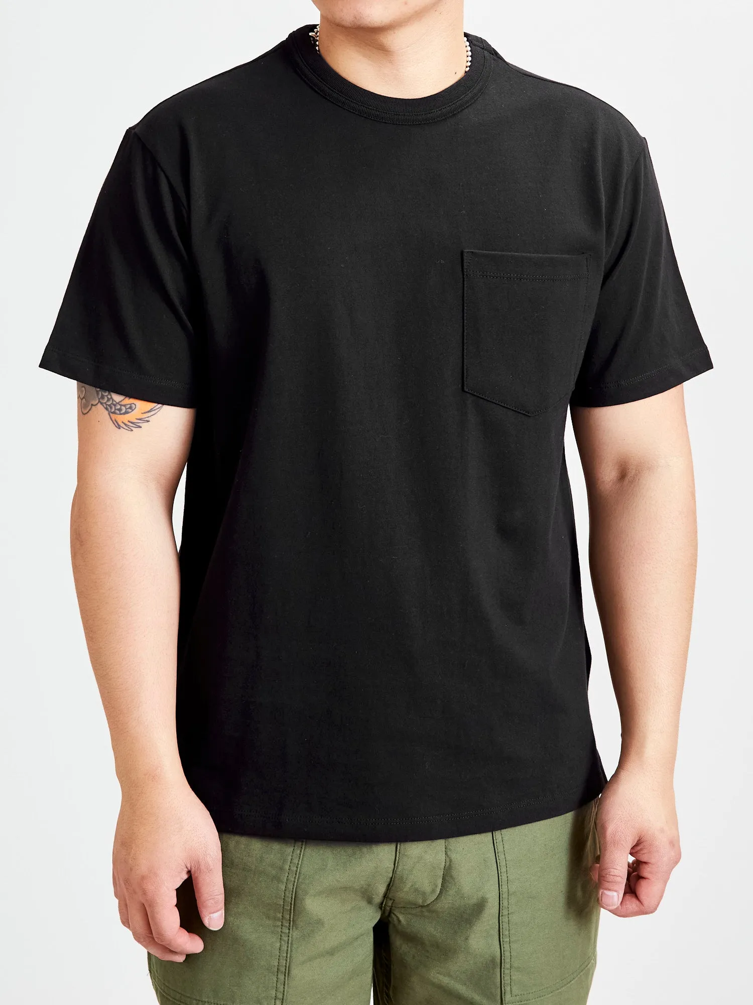 Pocket T-Shirt in Black