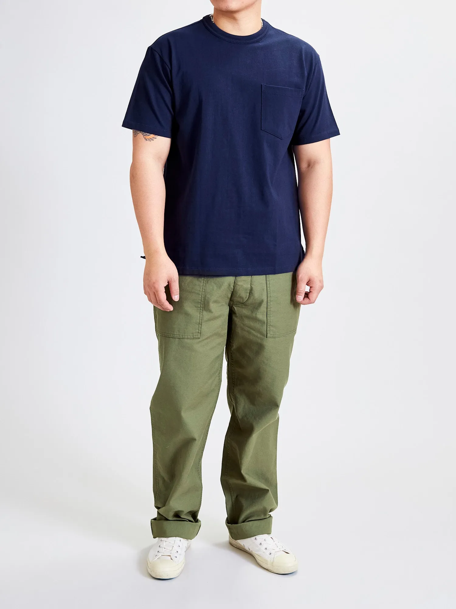 Pocket T-Shirt in Navy