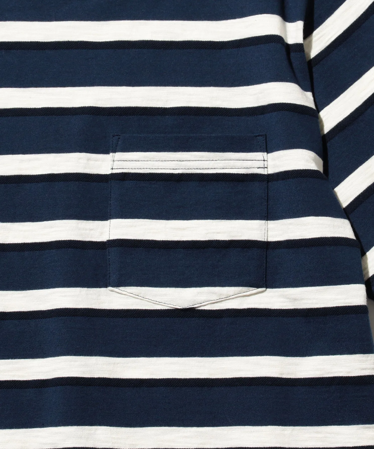 Pocket Tee Stripe - Navy