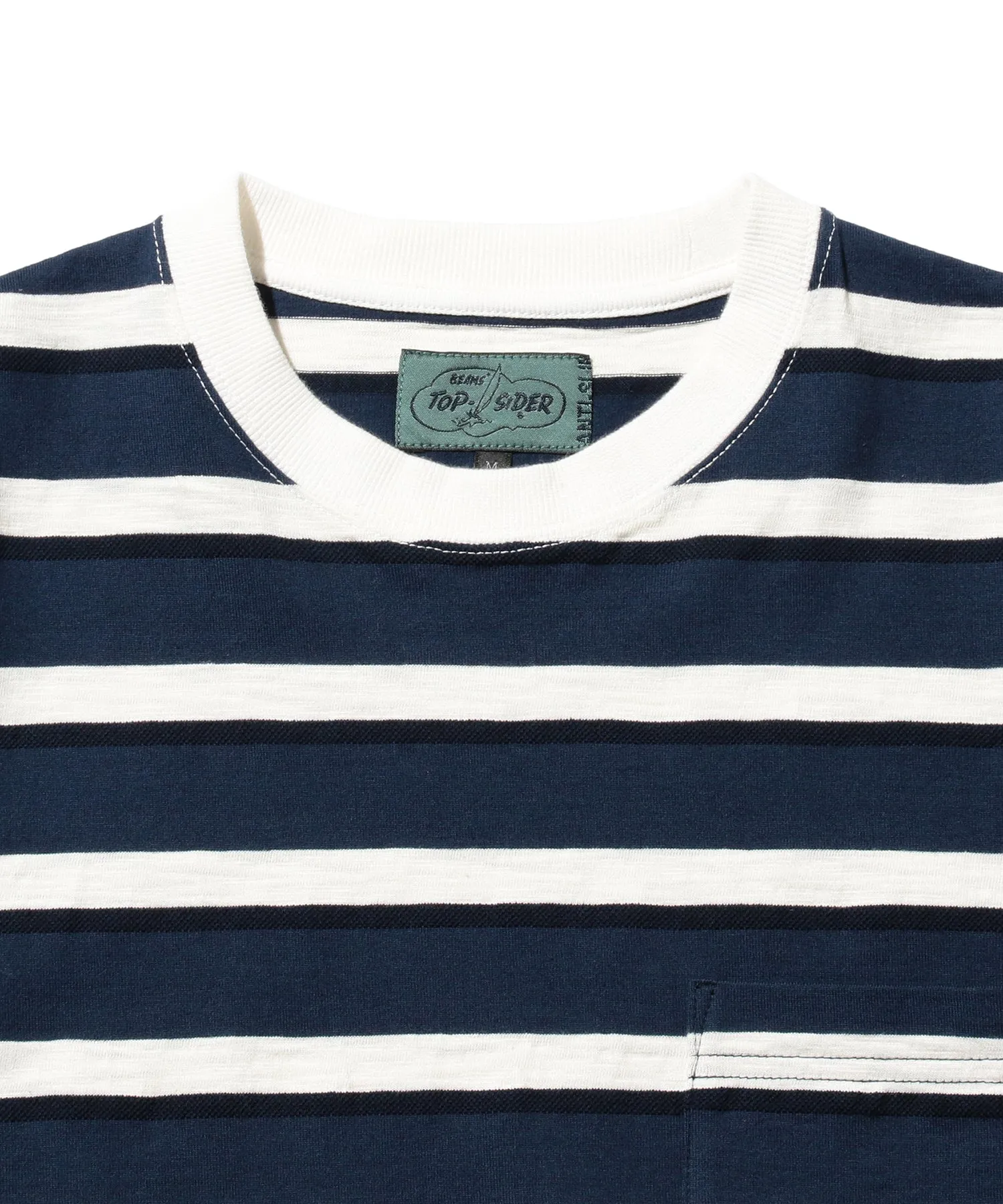 Pocket Tee Stripe - Navy