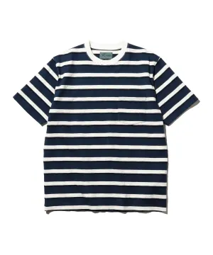Pocket Tee Stripe - Navy