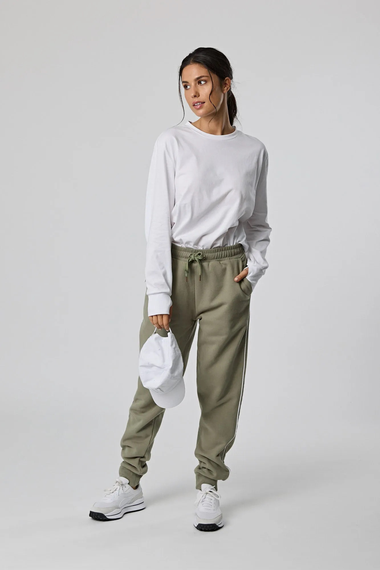 Pocket Track Pant - Sage