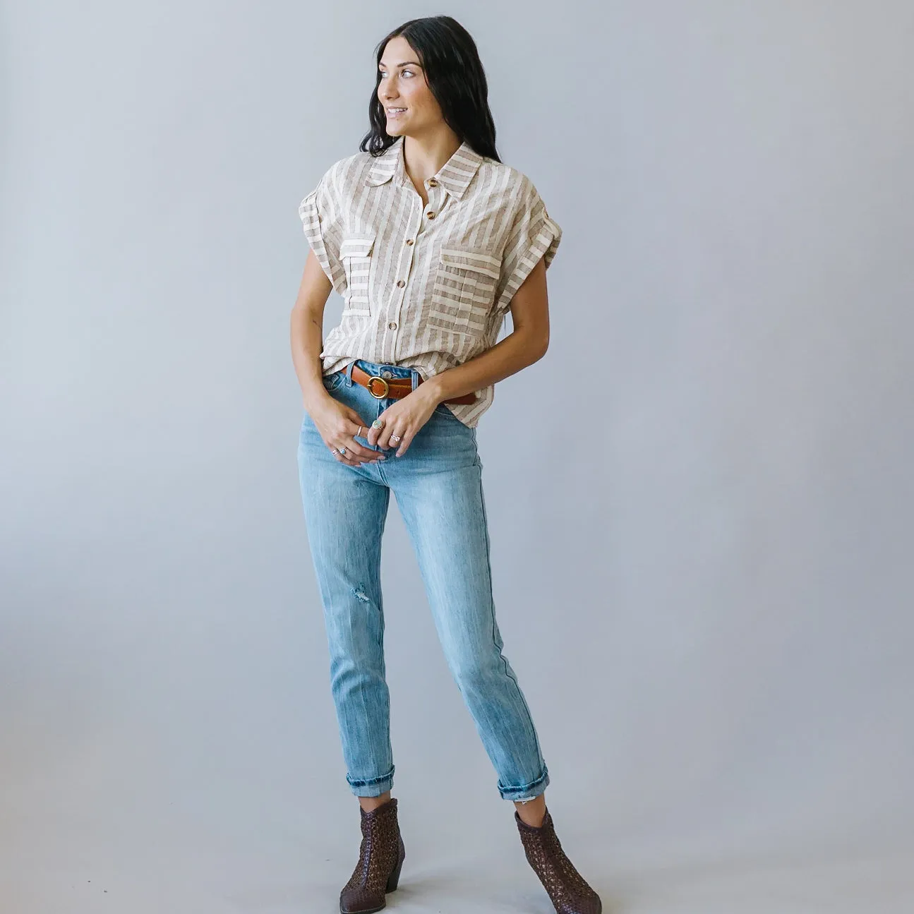 Portland High Rise Mom Jean by Kancan