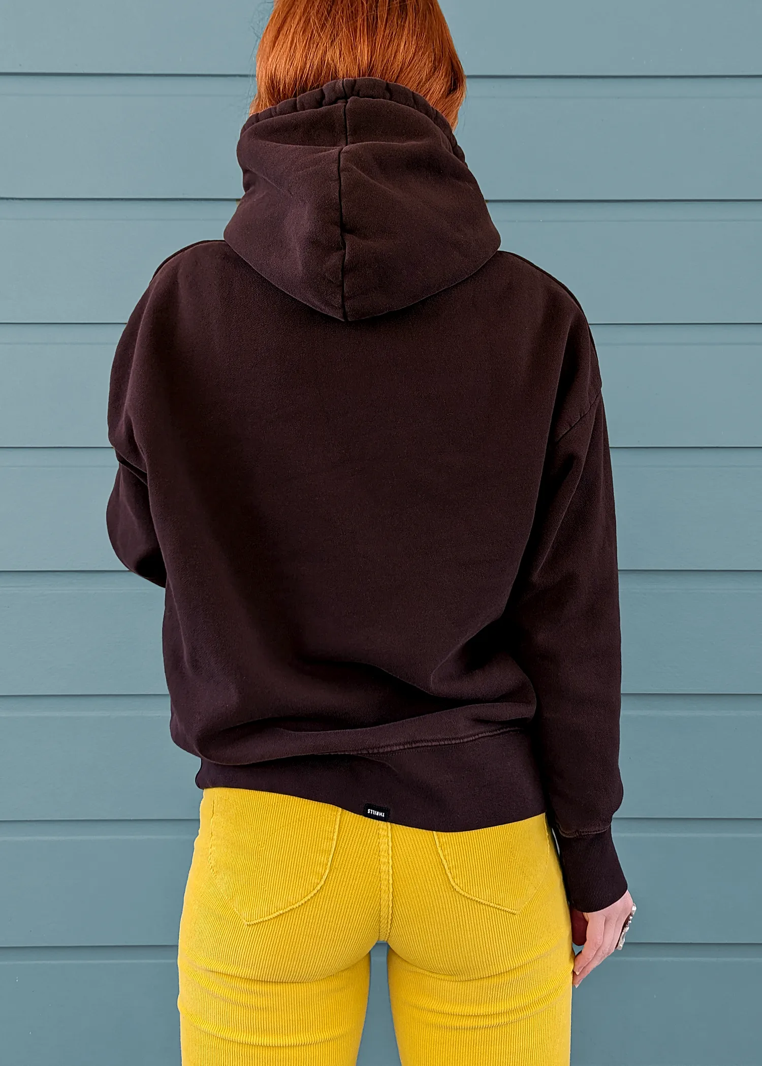 Postal Brown Motorcycle Slouch Hoodie