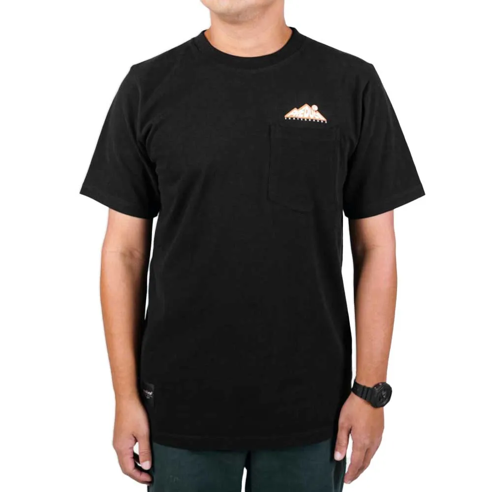 Preduce Camping Pocket T-Shirt Black/Orange/White