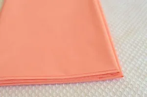 Premium Plastic Light Peach Table Skirt 29" x 14" Reusable