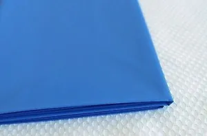Premium Plastic Royal Blue Table Skirt 29" x 14" Reusable