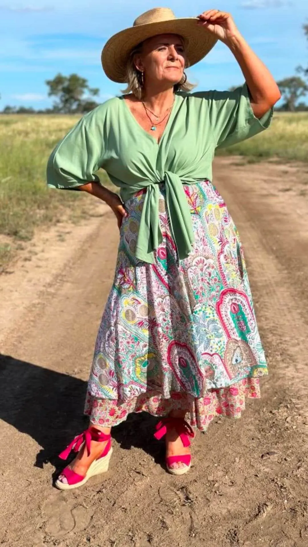 Pria Wrap Skirt