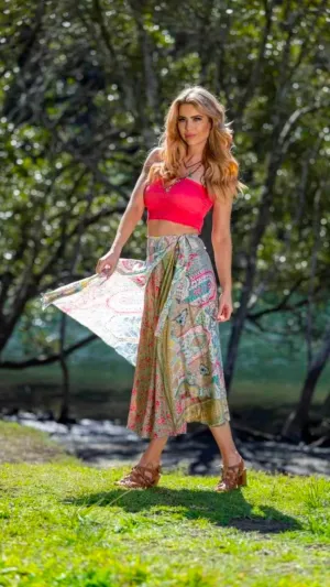 Pria Wrap Skirt