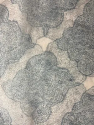Printed Lace Organza