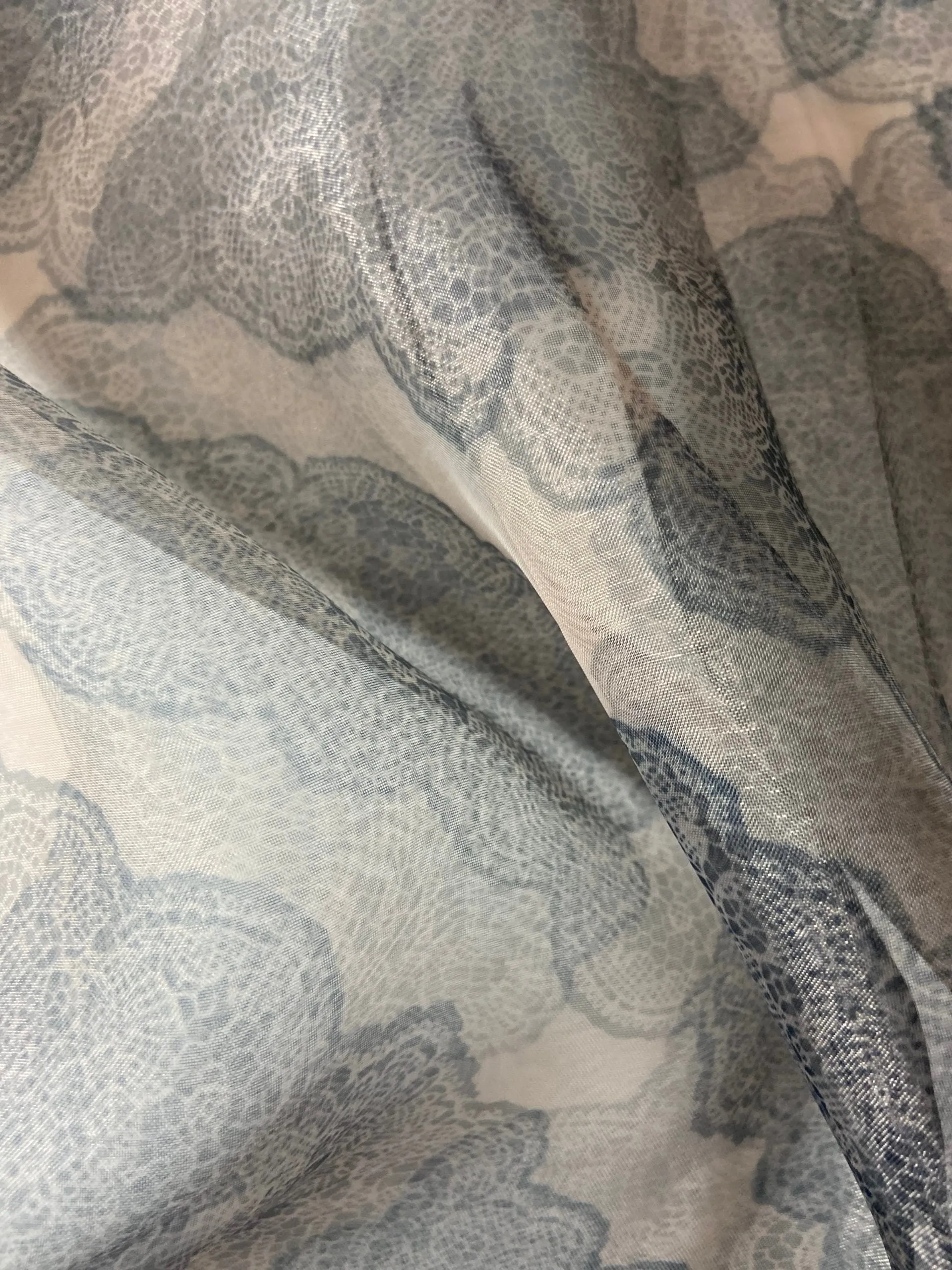 Printed Lace Organza