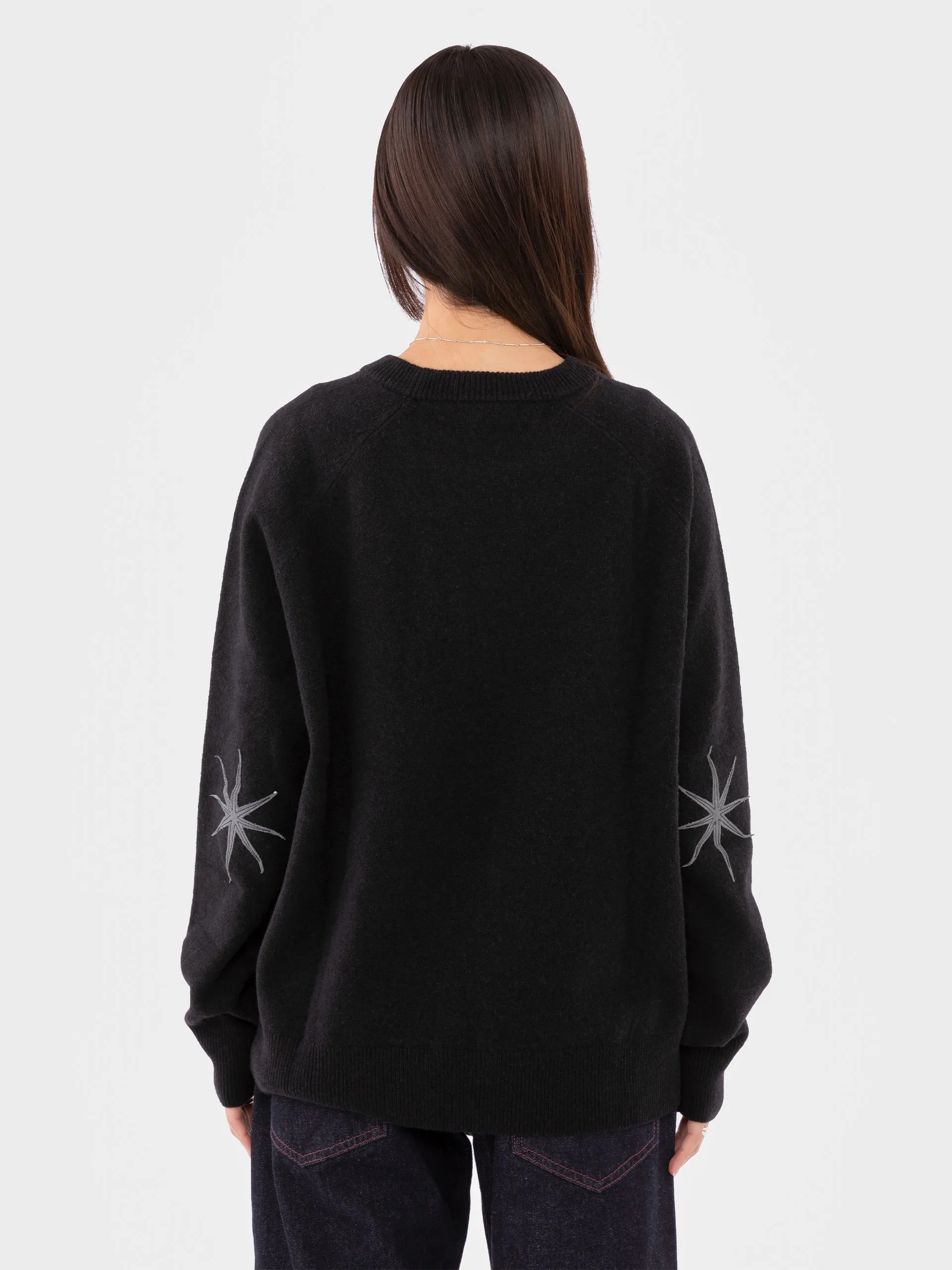 PSEUSHI Lambswool Sweater Black