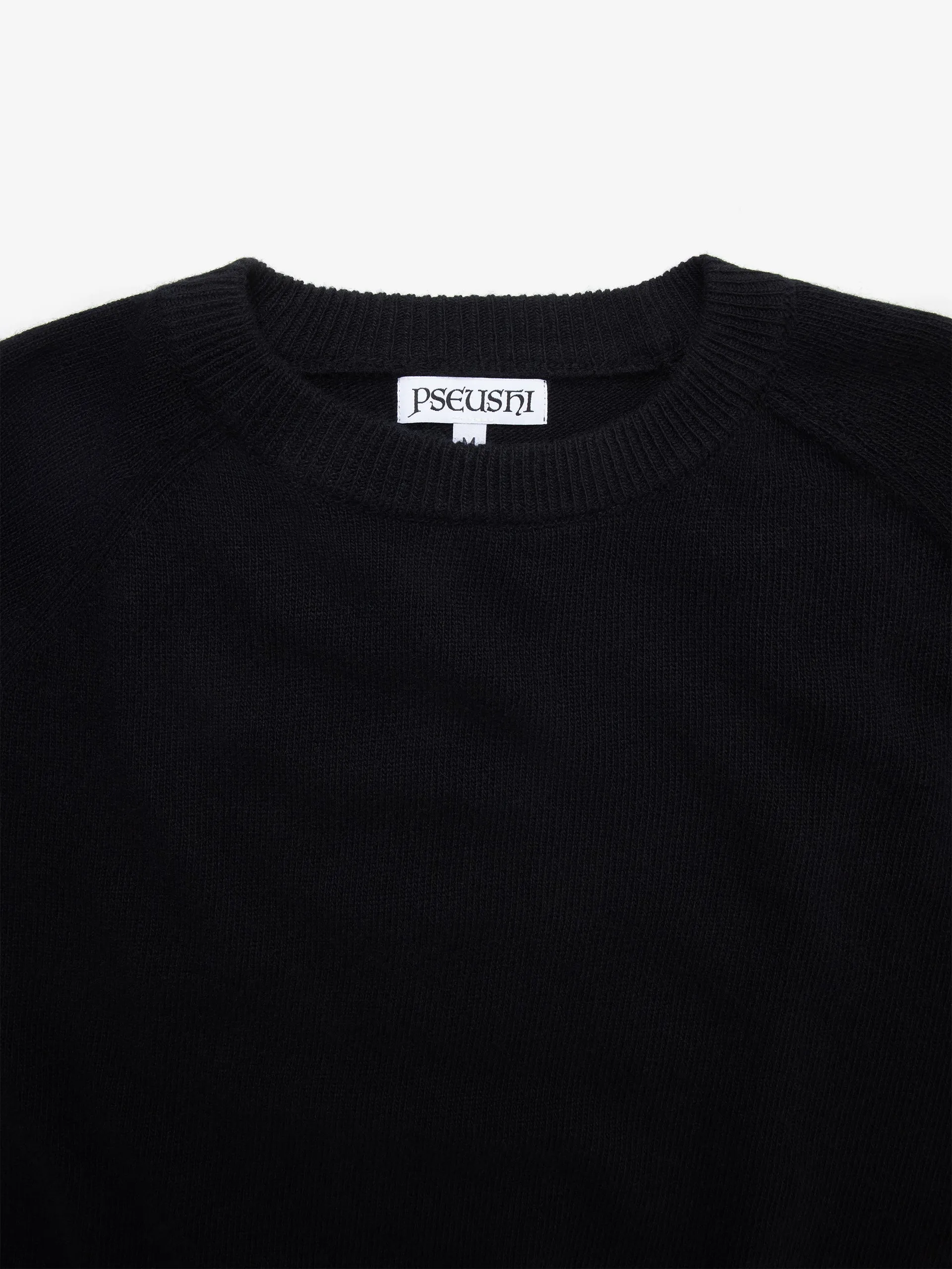 PSEUSHI Lambswool Sweater Black