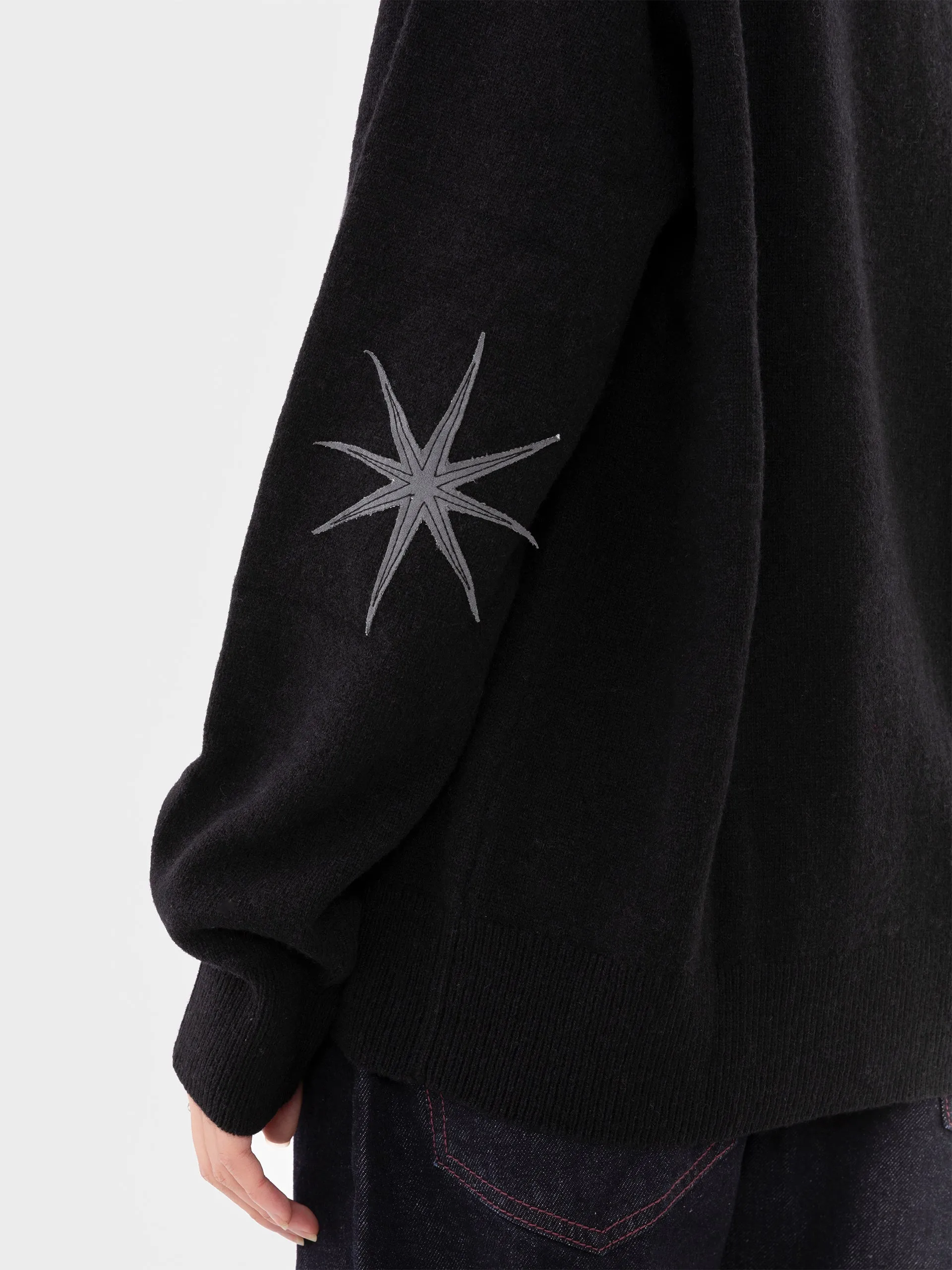 PSEUSHI Lambswool Sweater Black