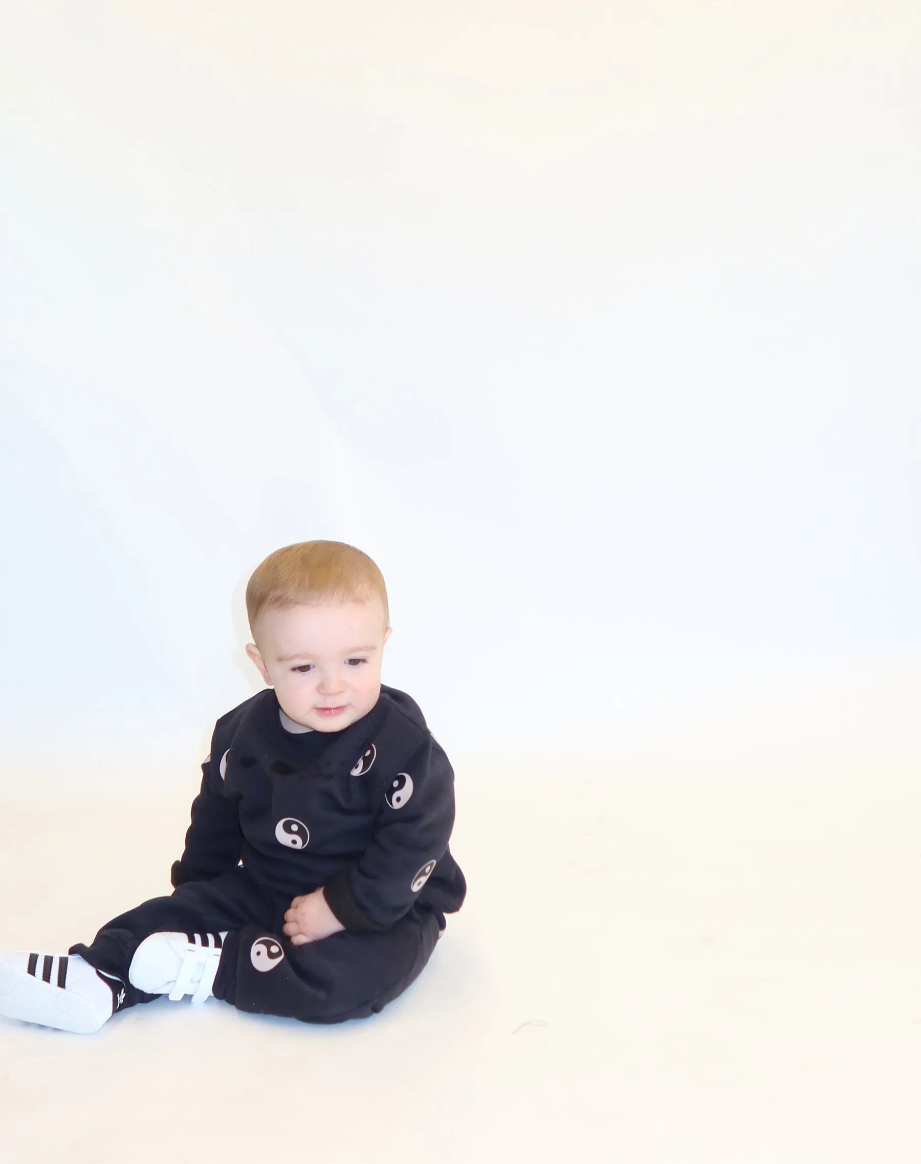 "All Over Yin Yang" Kids Oversized Jogger