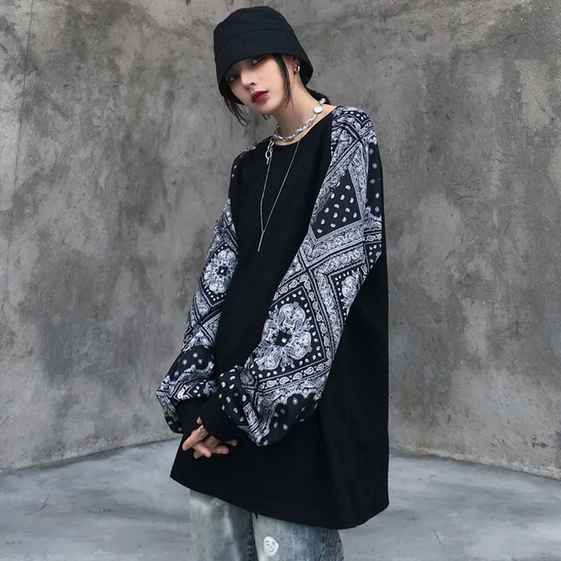 "VINTAGE CASHEW FLOWER PATTERN" TOP N030302