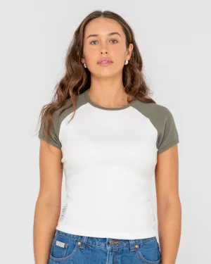 R2K RAGLAN SKIMMER TEE