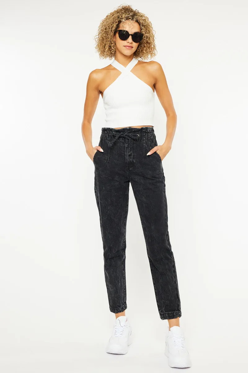 Rachelle Ultra High Rise Paperbag Mom Jeans