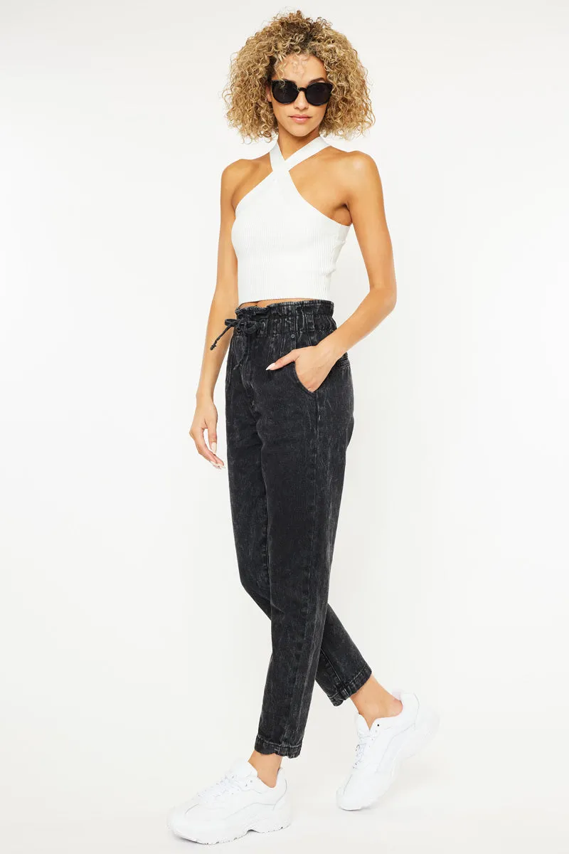 Rachelle Ultra High Rise Paperbag Mom Jeans