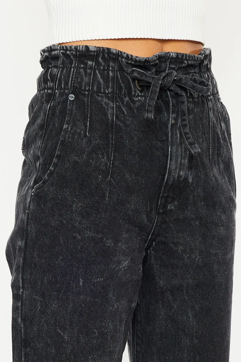 Rachelle Ultra High Rise Paperbag Mom Jeans