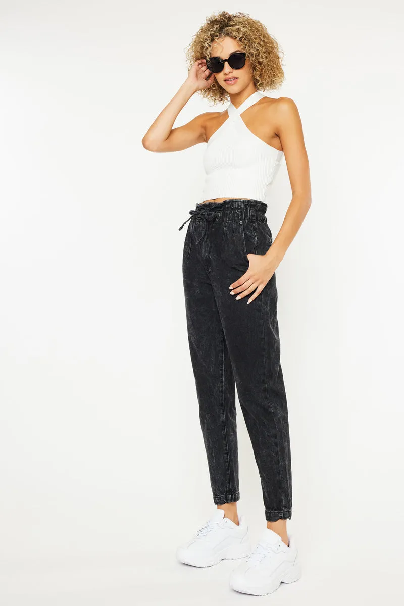 Rachelle Ultra High Rise Paperbag Mom Jeans