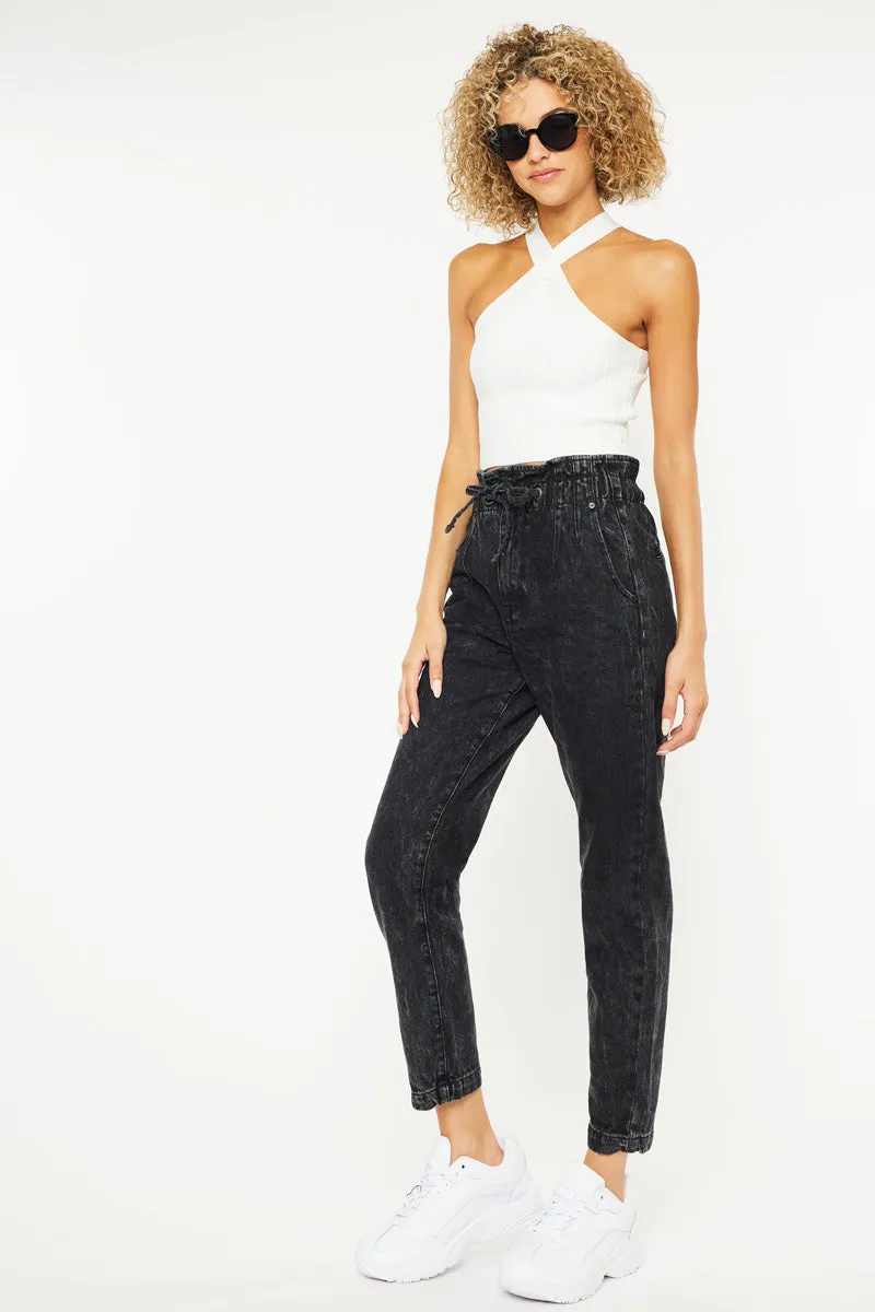Rachelle Ultra High Rise Paperbag Mom Jeans