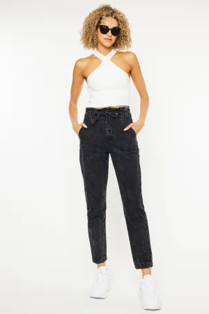 Rachelle Ultra High Rise Paperbag Mom Jeans