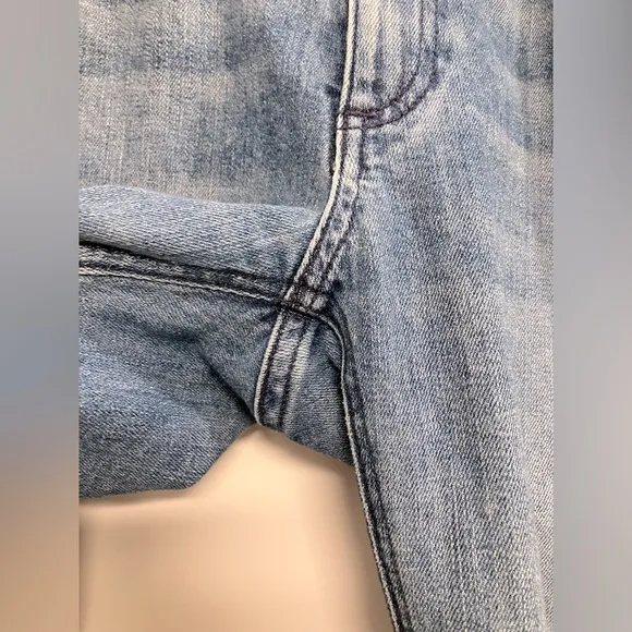 Rag &amp; Bone Dre Low Rise Distressed Slim Boyfriend Size 27 Jeans in Aviation Way