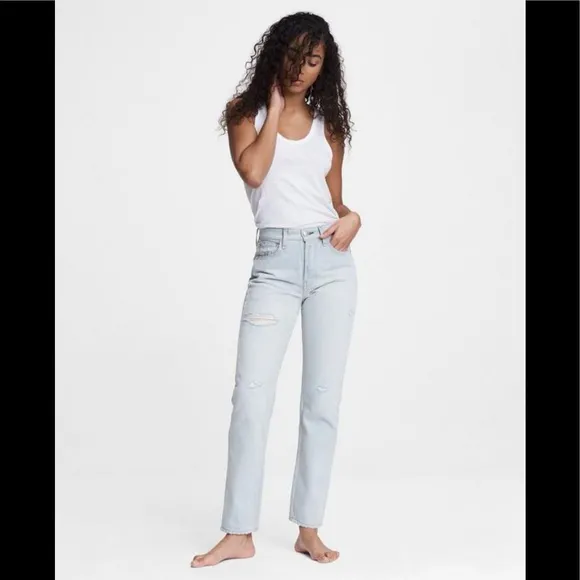 Rag &amp; Bone “Maya” Jeans in Raven—size 28