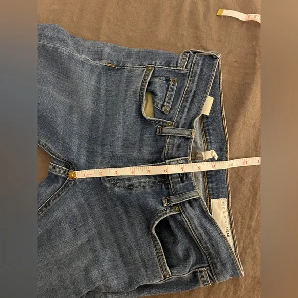 Rag &amp; Bone The Dre Low Rise Slim Boyfriend Blue Jeans in Coopers
