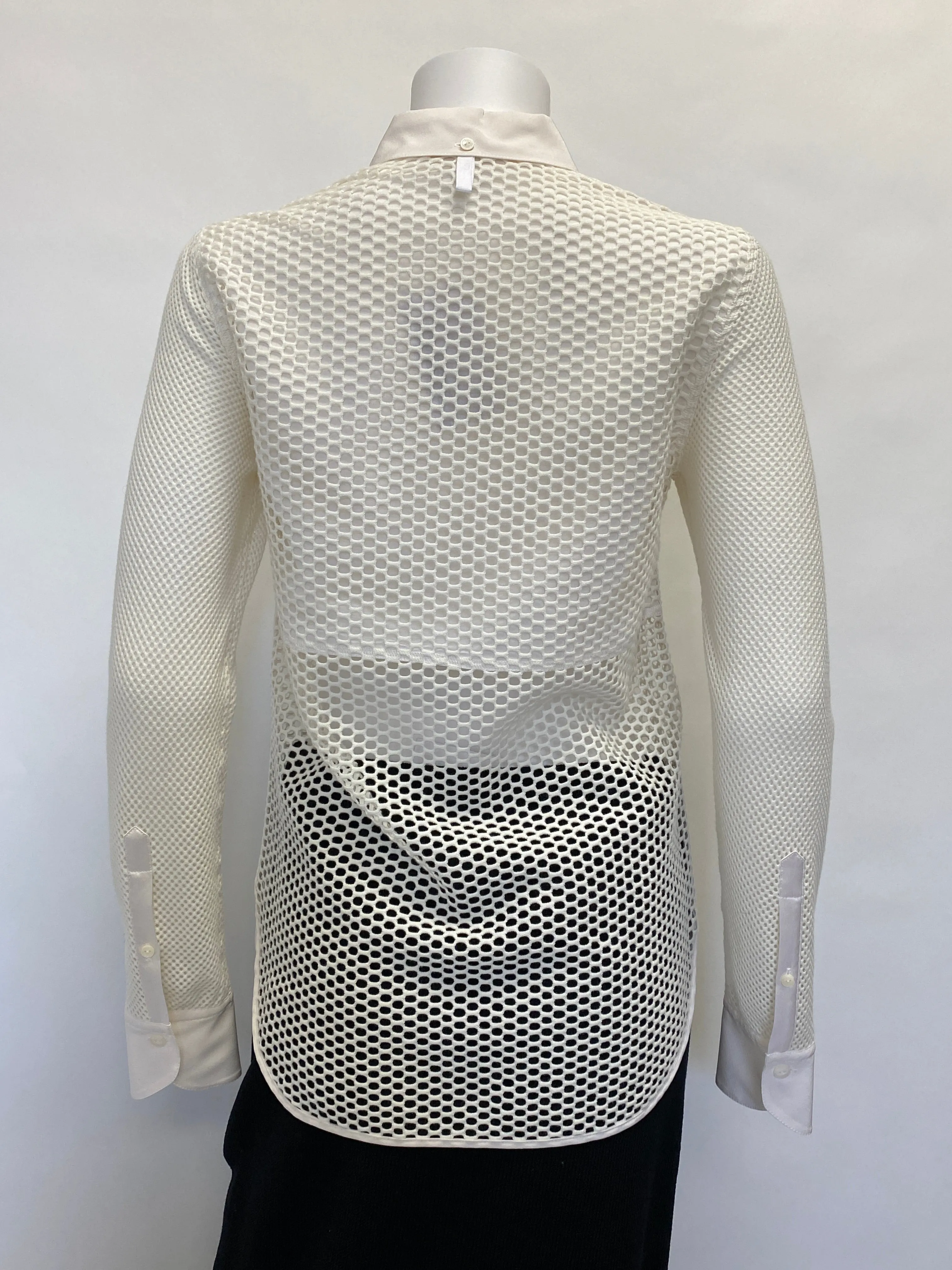 Rag  and Bone 'Luna' Mesh Stretch Button Down Shirt