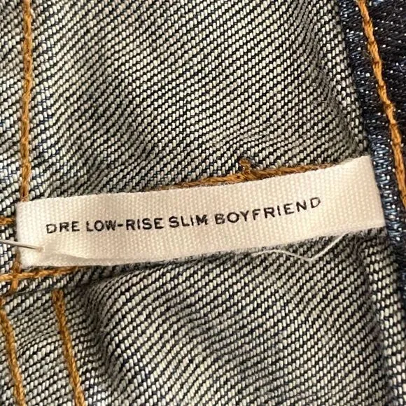 rag &amp; bone Dre Low-Rise Slim Boyfriend Jeans Size 26