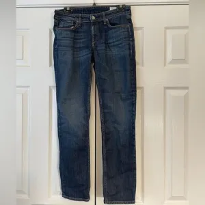 rag &amp; bone Dre Low-Rise Slim Boyfriend Jeans Size 26