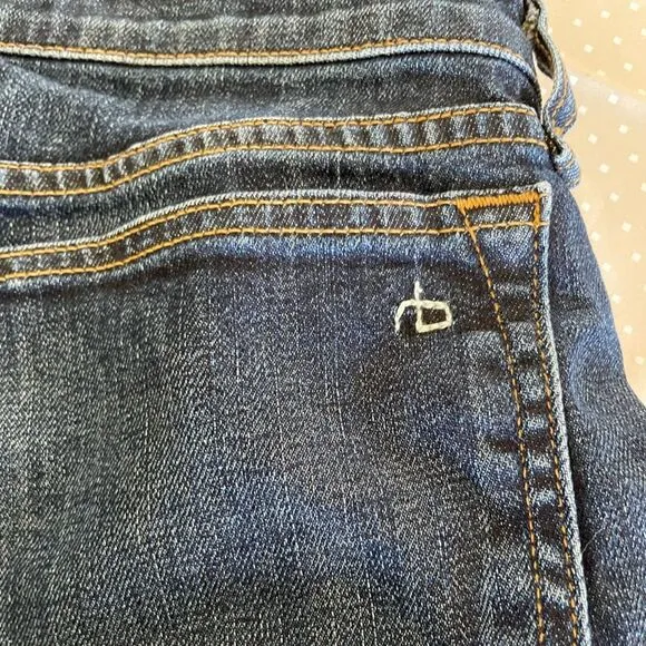 rag &amp; bone Dre Low-Rise Slim Boyfriend Jeans Size 26