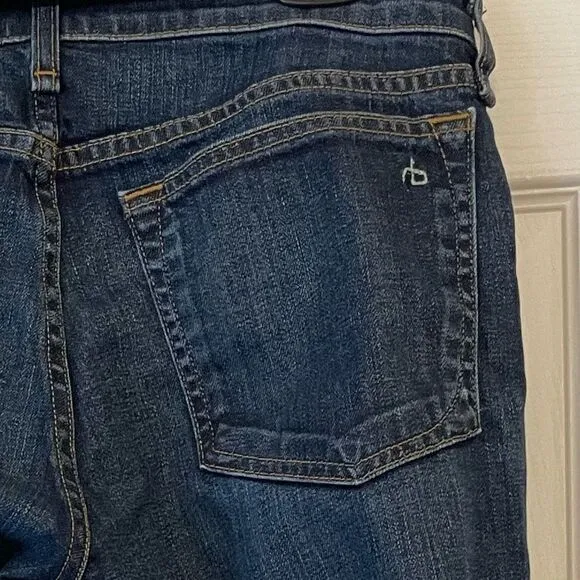 rag &amp; bone Dre Low-Rise Slim Boyfriend Jeans Size 26