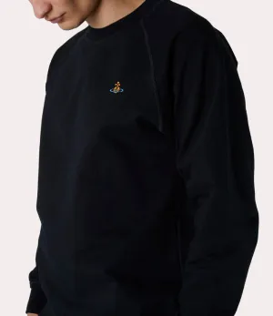 Raglan sweatshirt black