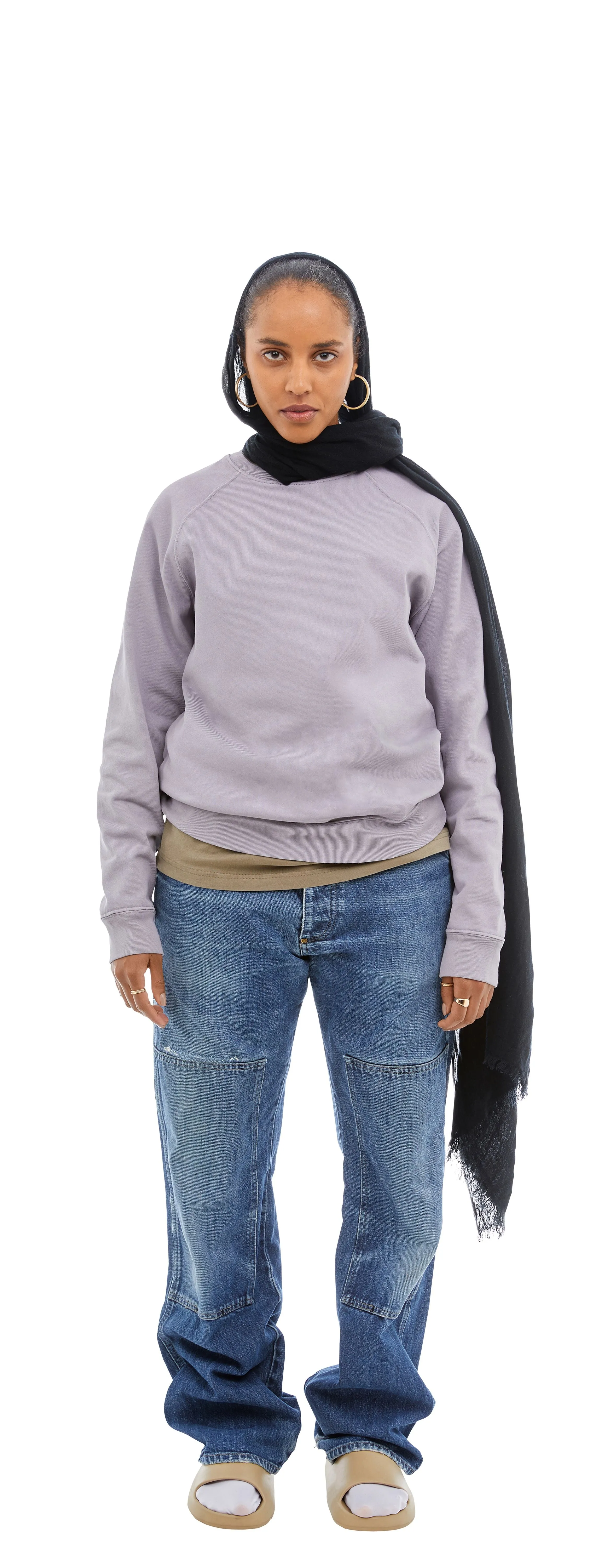 Raglan Sweatshirt, Dark Laccifer