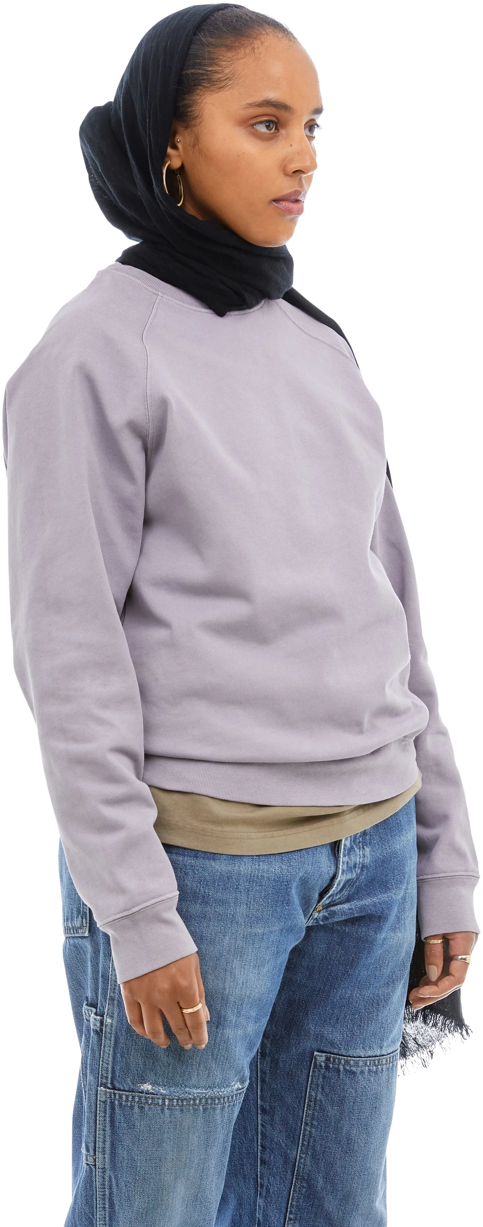 Raglan Sweatshirt, Dark Laccifer
