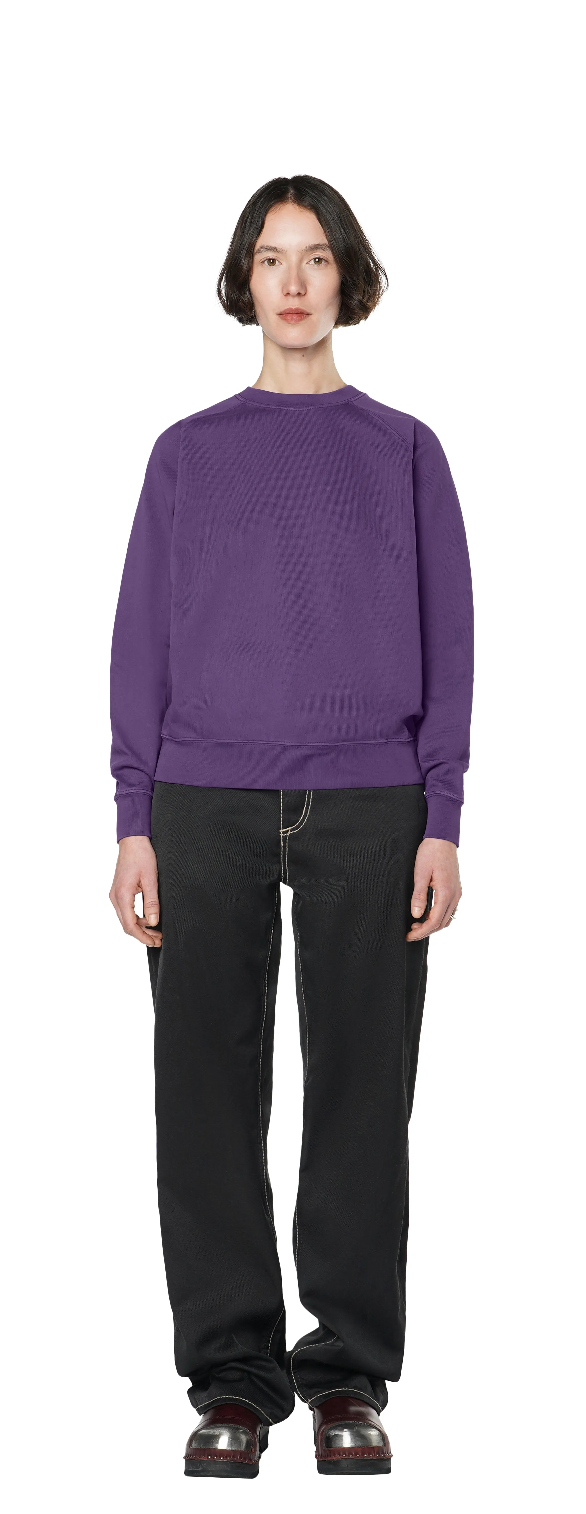 Raglan Sweatshirt, Purple Dawn