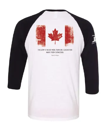 Raglan Worth Defending (Black/White)