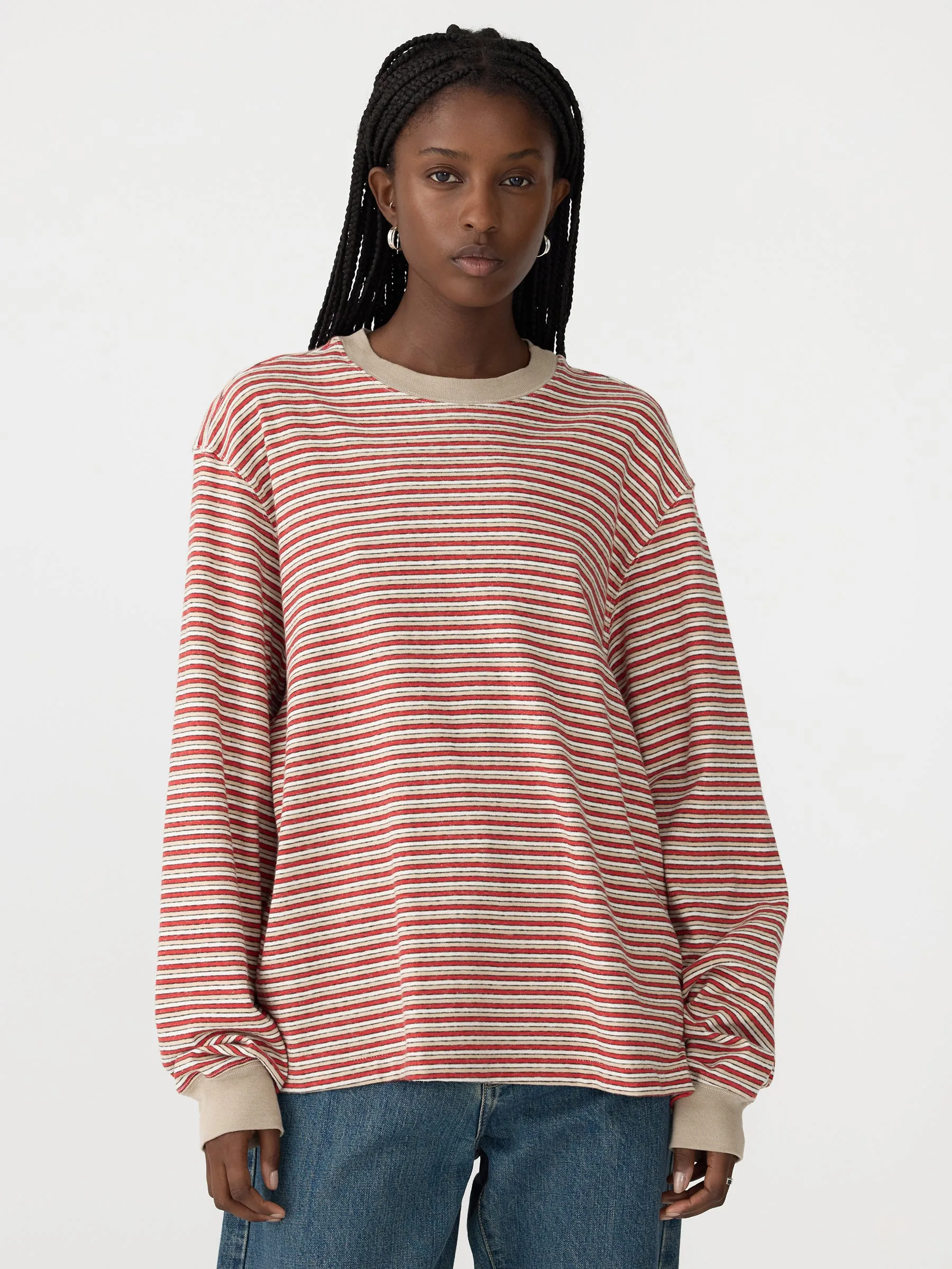 Recycled Slouch Long Sleeve T-Shirt